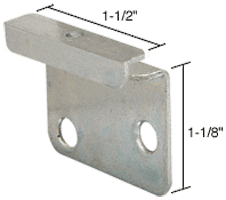 C.R. Laurence CRL Two-Piece Anochrome Mirror Clip - 10 Pack | KV278