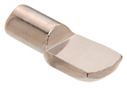 C.R. Laurence CRL Bright Zinc Plated Steel Shelf Support - Pack of 100 | KV333