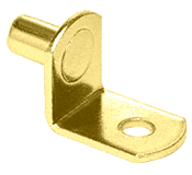 C.R. Laurence CRL Brass Plated Steel Shelf Support - Package | KV346B