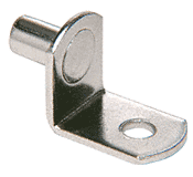 C.R. Laurence CRL Nickel Plated Steel Shelf Support - Pack of 4 | KV3464