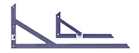 C.R. Laurence CRL 48&quot; and 24&quot; Phenolic &quot;L&quot; Square Combo Set | L4824C