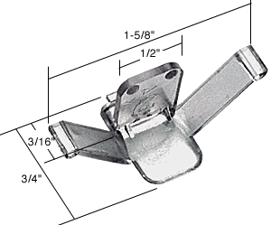 C.R. Laurence CRL Window Screen Retainer Clip #524 - Bulk Package | V524