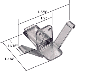 C.R. Laurence CRL Window Screen Retainer Clip #525 - Bulk Package | V525