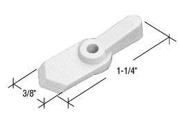 C.R. Laurence CRL White Pointer Style Screen Swivel Clip - Package | L5759