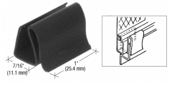 CRL Plastic Screen Retainer Clip Carded - Package | L5796