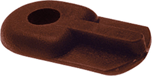 CRL Brown Nylon Flush Screen Clips Carded - Package | L5907