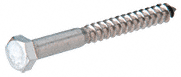 C.R. Laurence CRL 3/8&quot; x 3-1/2&quot; Lag Bolt - Package of 20 | LB350