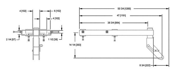 C.R. Laurence CRL Woods Forklift Adapter | LB7FA0