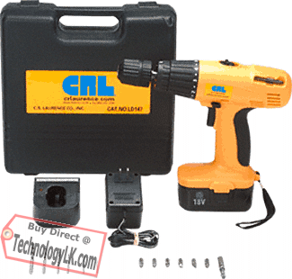 C.R. Laurence CRL 18V DC Cordless Variable Speed Impact Driver/Drill Kit | LD147