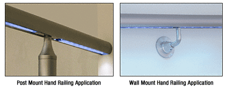 C.R. Laurence CRL Blue LED Cap Rail Illumination System | LED50BLU