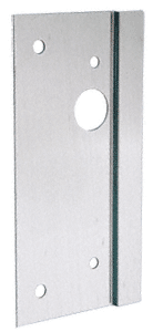 C.R. Laurence CRL Brushed Stainless Right Hand 4&quot; x 10&quot; Center Lock Latch Guard  | LG410RBS