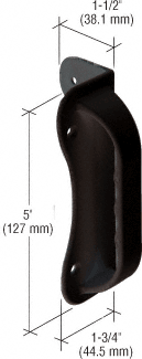 C.R. Laurence CRL Black Gate Handle | LLH1BGBL