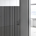 Loview Black Geometric Stripe Window Film- 50&quot;x 75 ft | LGSB50075