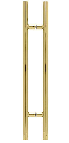 CRL Polished Brass 36&quot; Ladder Style Pull Handle | LP36BR