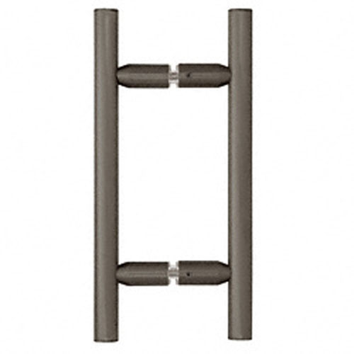 CRL Oil Rubbed Bronze 6&quot; Ladder Style Back-to-Back Pull Handle | LP6X60RB