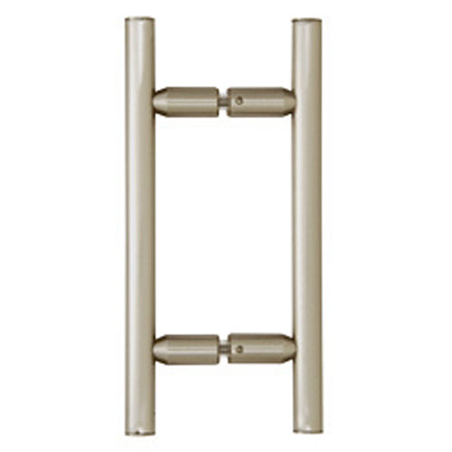 CRL Brushed Nickel 6&quot; Ladder Style Back-to-Back Pull Handle
 | LP6X6BN