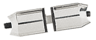 C.R. Laurence CRL Polished Stainless Finish Mid-Post for Extra Length Ladder Style Pulls | LPMPPS