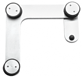 C.R. Laurence CRL Laguna Series Transom/Sidelite Door Stop Fitting  | LS11BS