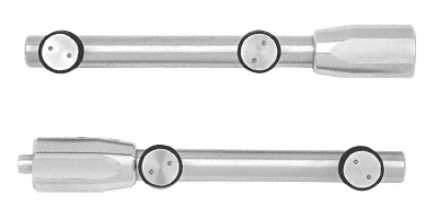 C.R. Laurence CRL Laguna Series Standard Top and Bottom Pivot Rod Set  | LS5BS
