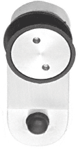 C.R. Laurence CRL Laguna Series Glass Mounted Door Stop Fitting   | LS9BS