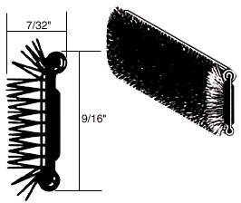 CRL-Automotive CRL Black Beaded Flexible Belt Molding for 1962-1964 Chevrolet - 96 in long | M11396