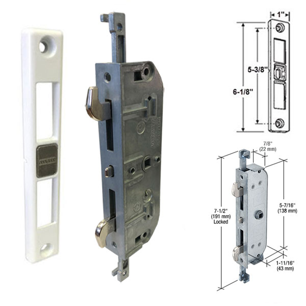 TechnologyLK Dual-Point Mortise Lock and Keeper Kit, Works on Milgard Doors | M2192K