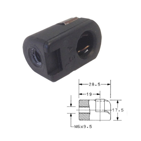 Suspa M6 Ball Socket End Fitting for Suspa Lift Props | SPM6DB68