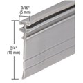 CRL Gray Shower Door Vinyl "T" Seal and Sweep - 36 in long