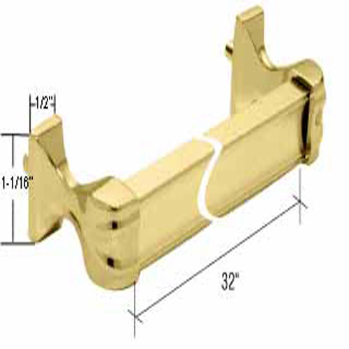 CRL Brass Towel Bar and Bracket Kit | M6094  | M6094