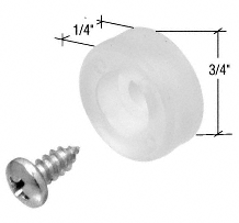 TechnologyLK Clear 3/4&quot; Shower Door Bumper - Package | M6119