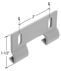 CRL Sliding Shower Door Hook Guide - Package  | M6191 | M6191