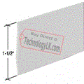  Clear Shower Door Flat Vinyl Sweep - 36 in long 