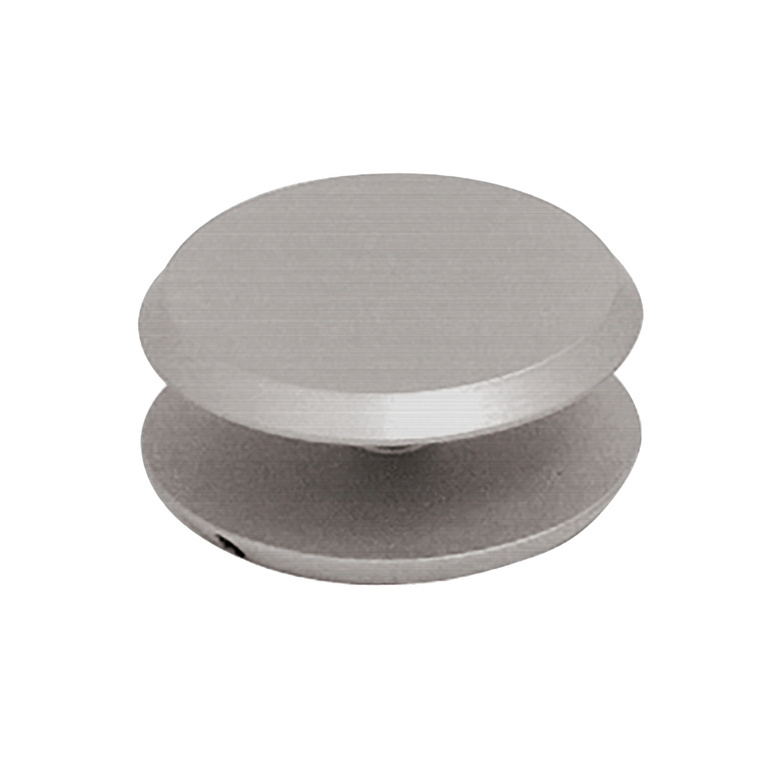 CRL Brushed Nickel Aluminum Mini Mall Front Glass Clamp | MC112BN