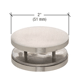 CRL Brushed Stainless 180 Degree Mall Front Clamp | MFC31