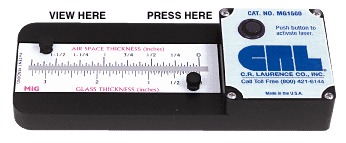 C.R. Laurence CRL Fractional Scale Glass Thickness Laser | MG1500