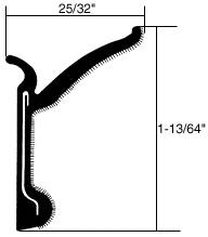 CRL-Automotive CRL Belt Moldings for GM B-Body Vehicles - 96 in long | MR260X96