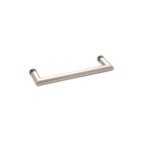CRL Polished Nickel 18&quot; MT Series Round Tubing Mitered Corner Single-Sided Towel Bar
 | MT18PN