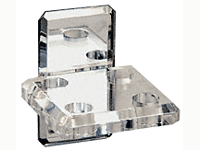 CRL Acrylic Mirrored Toothbrush Holder  | MTHC4 | MTHC4