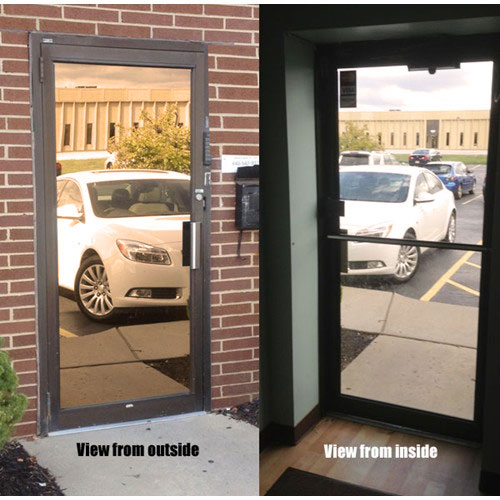 Mirrored Bronze Privacy Window Film, 30&quot; x 75 ft. | BRPG3075