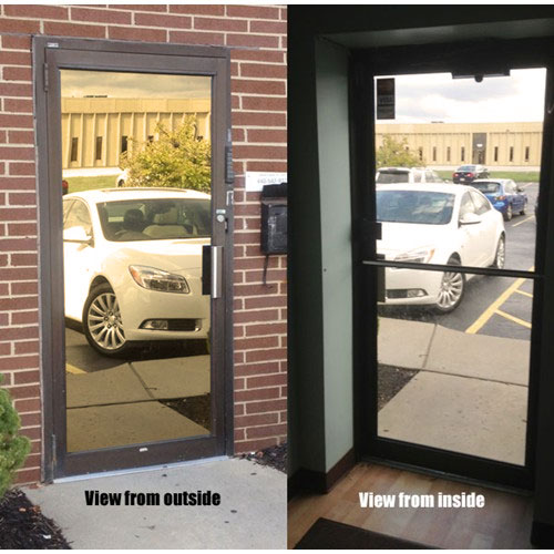 Mirrored Gold Privacy Window Film, 12&quot; x 100 ft. | GPF12100