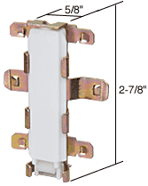 C.R. Laurence CRL CRL Bottom Wardrobe Door Guide for Cox | N6603