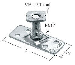 C.R. Laurence Wardrobe Door Roller Bracket  | N6662