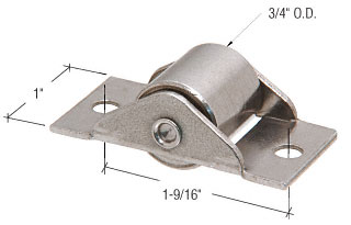 CRL 3/4&quot; Steel Ball Bearing Sliding Door Roller  | N6679