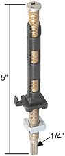 Strybuc Industries CRL Bi-Fold Door Bottom Pivot Rod, 9/32&quot;  | N6777