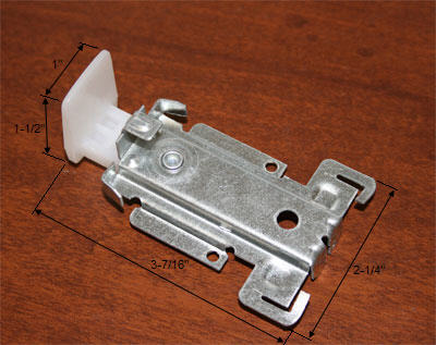 C.R. Laurence CRL Mirror Wardrobe Door Top Guide | N6821