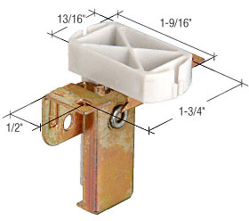 C.R. Laurence CRL Plastic Wardrobe Door Top Guide for Cox Series 29 Doors - Package | N7072