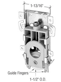 C.R. Laurence CRL 1-1/2&quot; Nylon Ball-Bearing Wardrobe Door Roller Assembly  | N7235