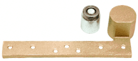 C.R. Laurence CRL 3/4&quot; Right Hand Offset Floor Closer Arm with Free Swinging Bottom Pivot | NDC101RH