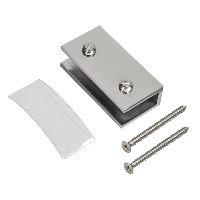 Glass Clamp for Fixed Panels, No-Drill | NDC4CH