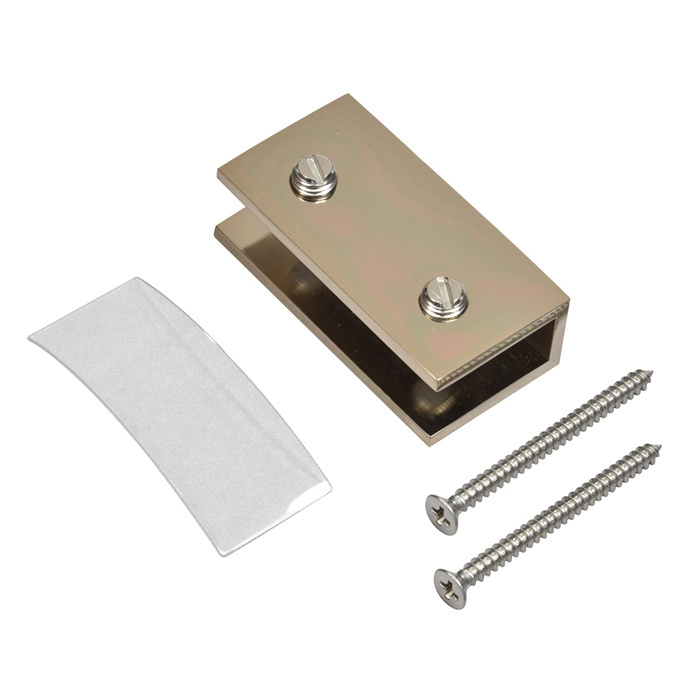 Glass Clamp for Fixed Panels, No-Drill | NDC4PN
